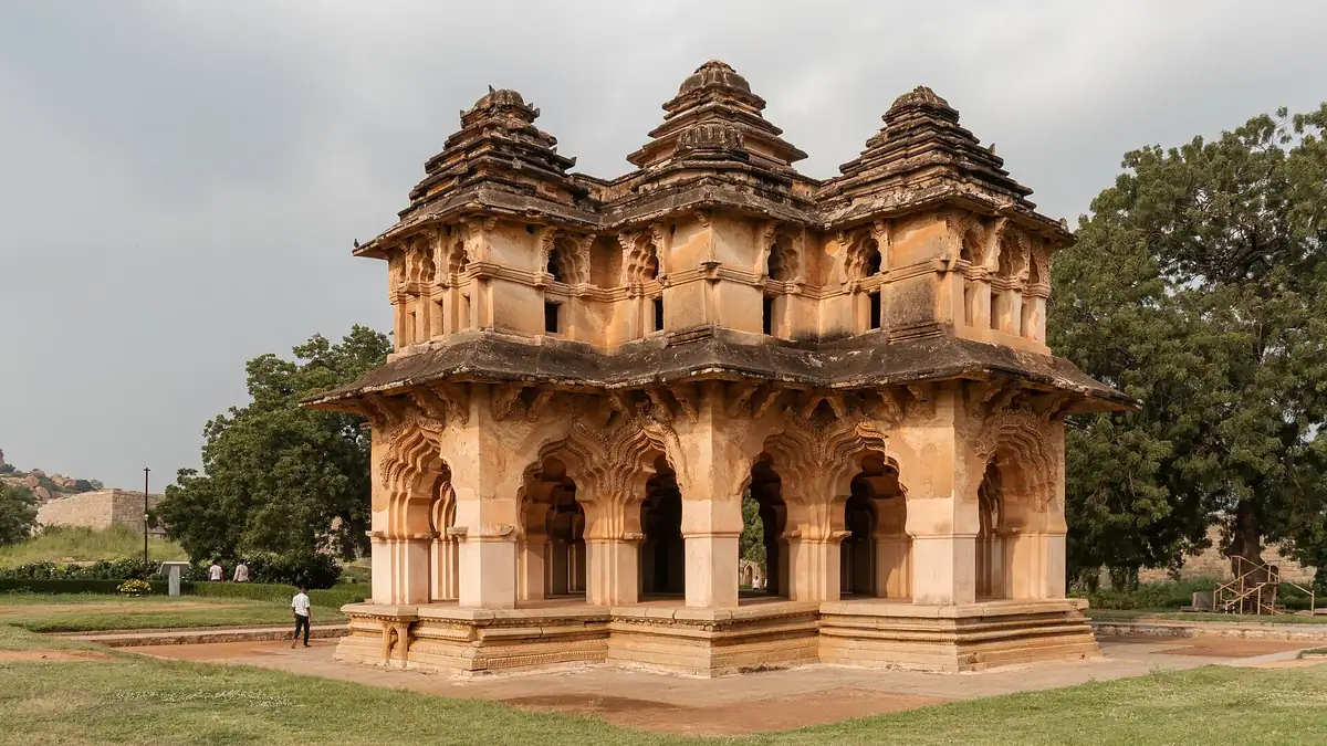 The Lotus Mahal in the Zenana Enclosure